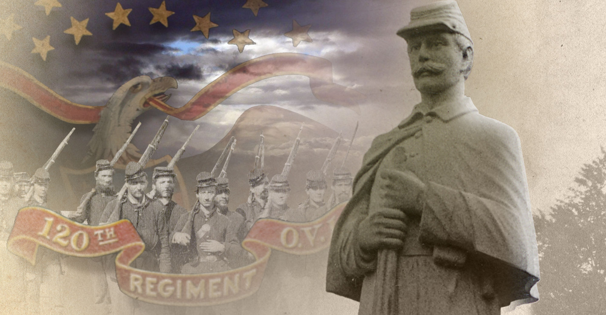 A Memorial, and a day of memories, for the 120th Regiment: 1908