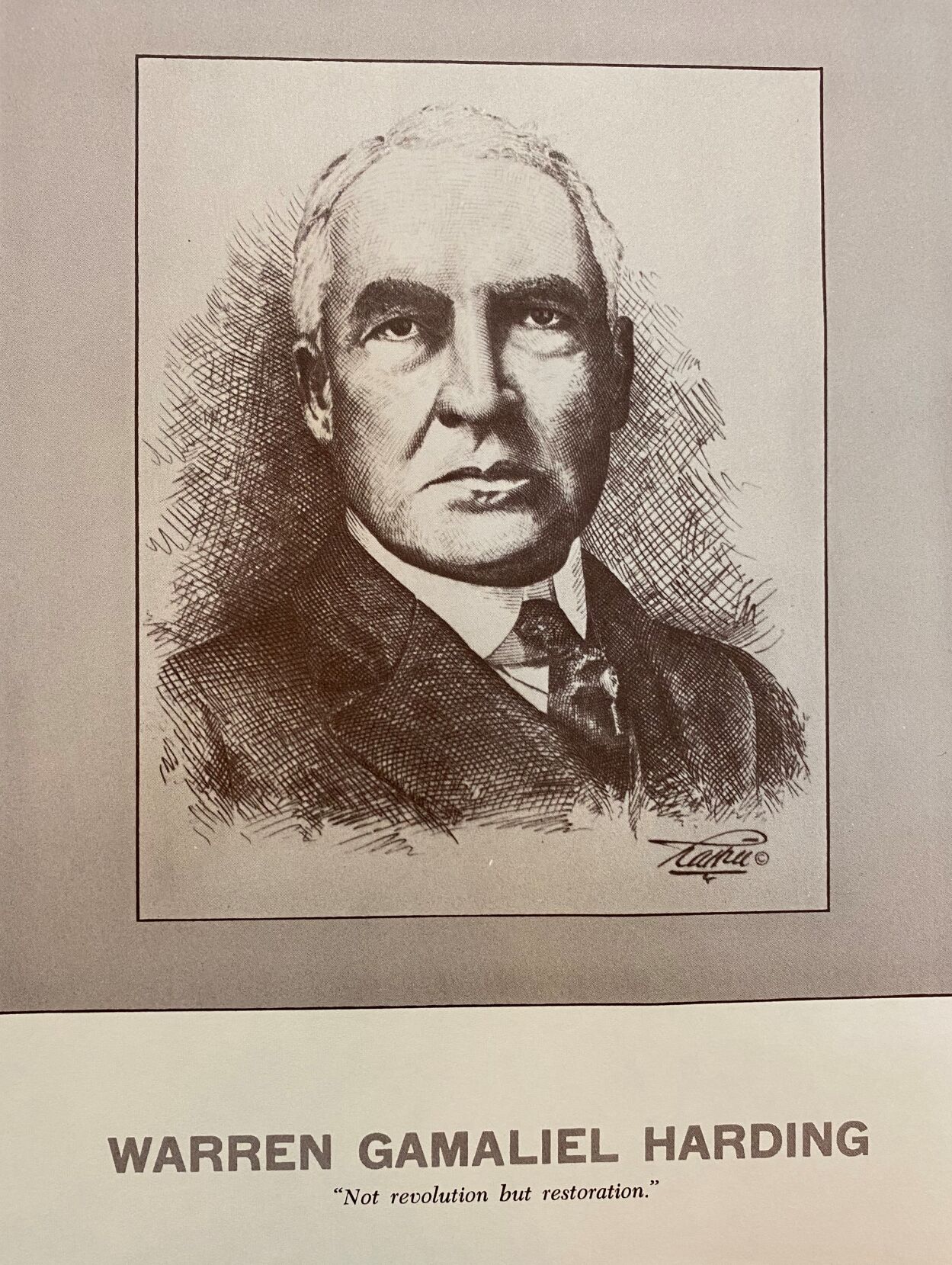 Warren Harding Writing Warren G. Harding went from from Marion newspaper publisher to U.S ...