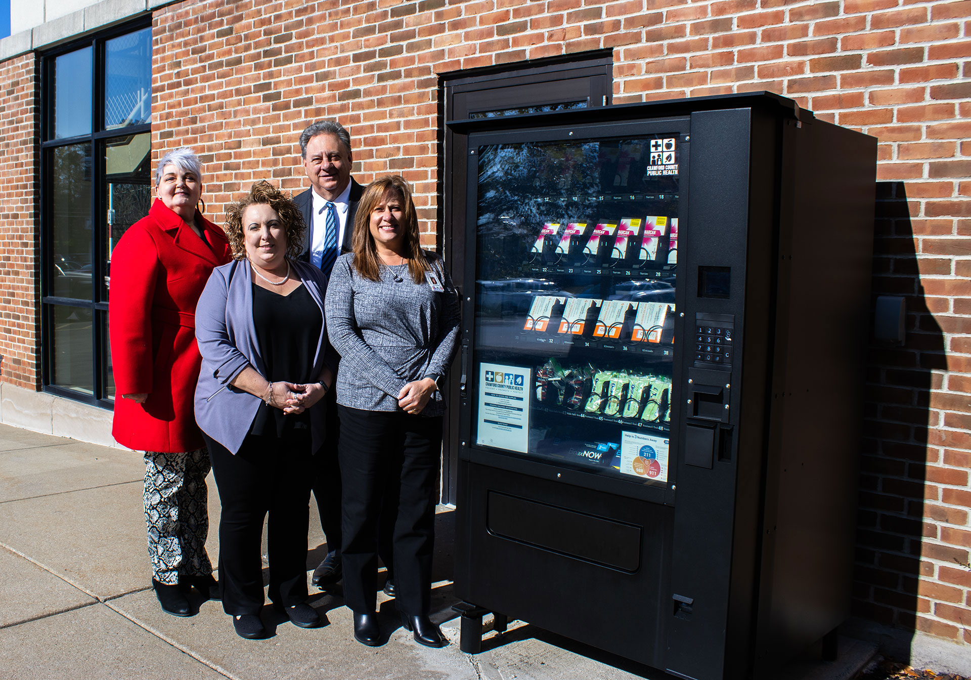 Aggression Vending Machine Harm reduction vending machines installed at Bucyrus, Galion hospitals