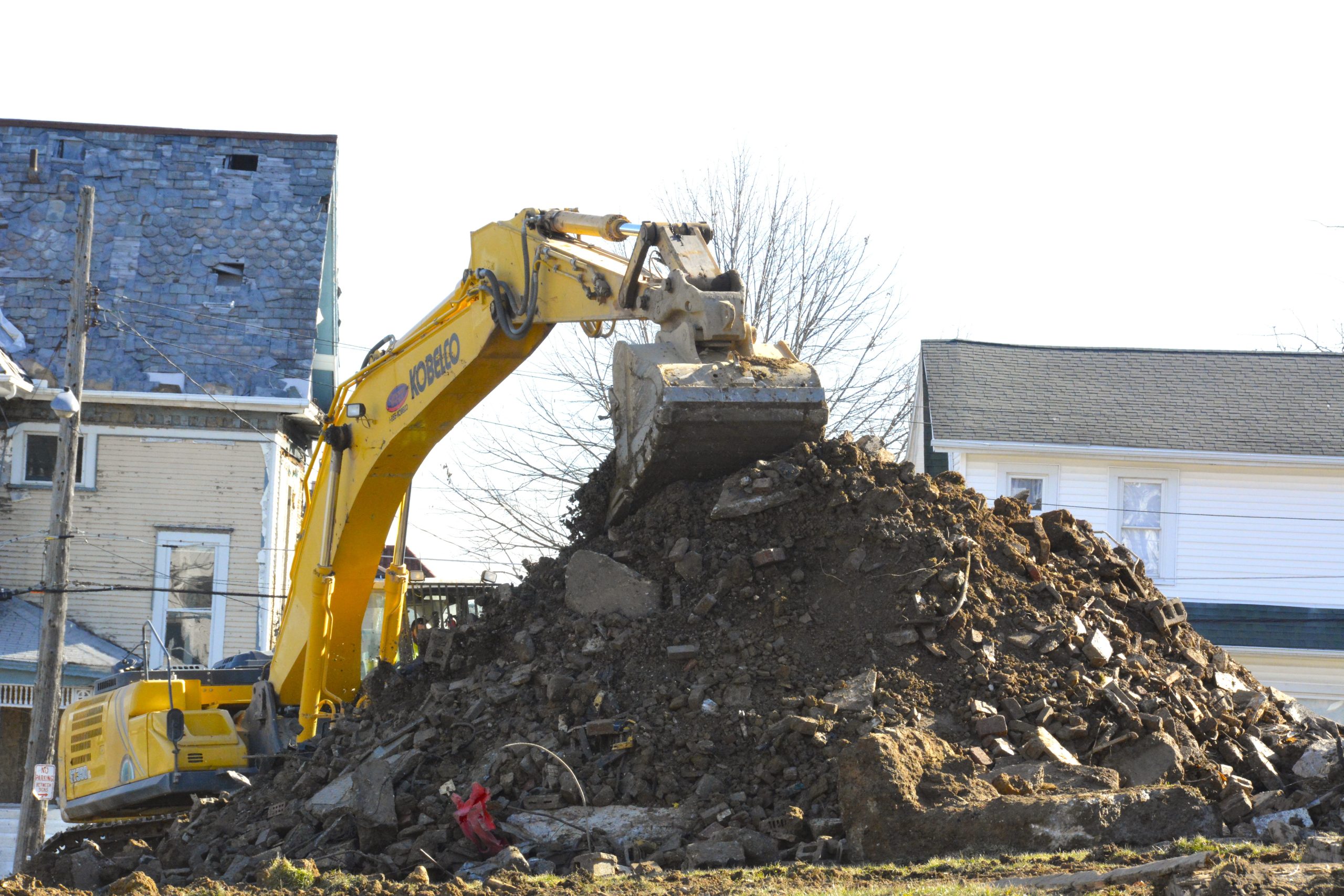 Gallery: Work underway to remove debris buried when former YMCA torn down