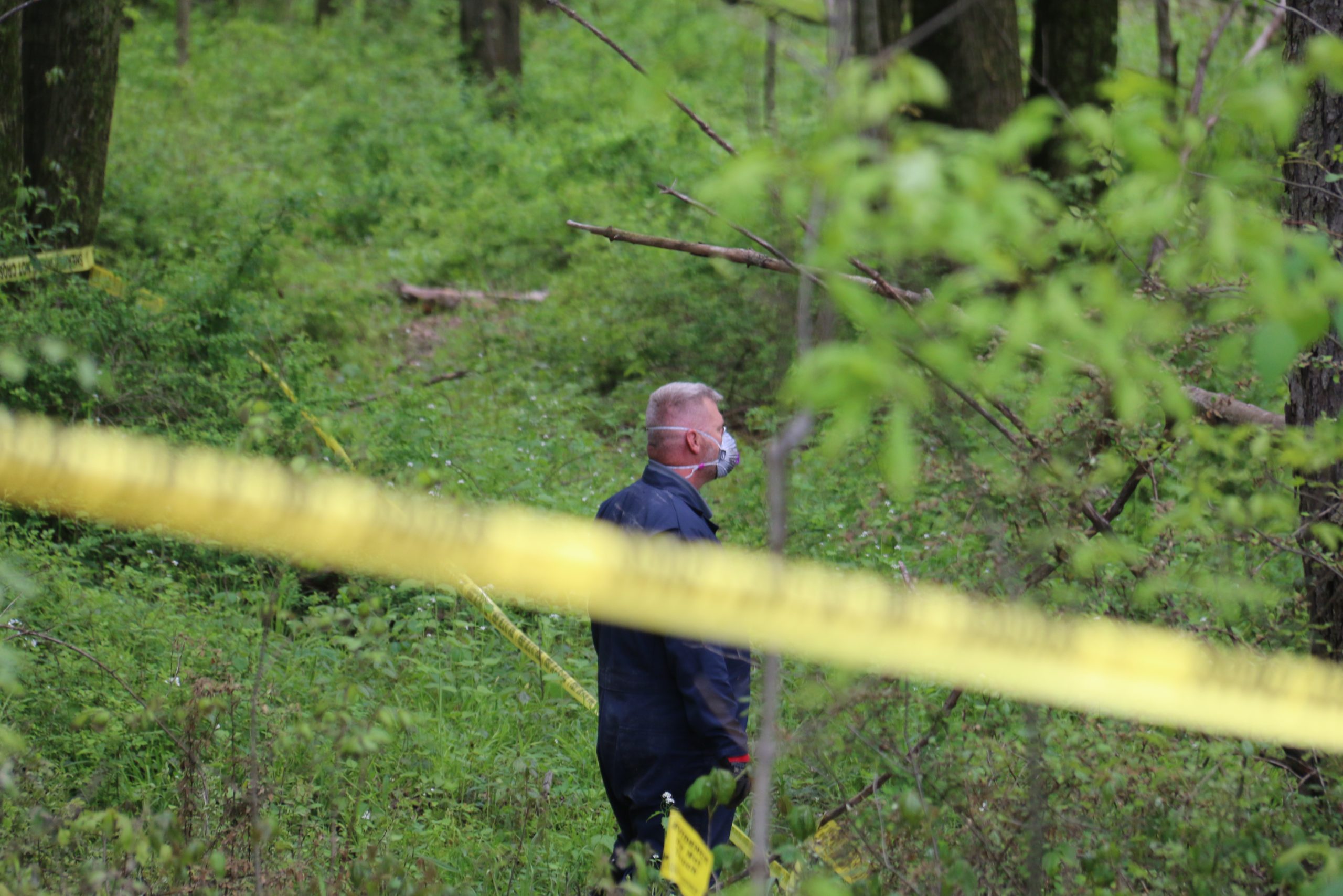 Federal investigators work to remove debris from Ashland County plane crash