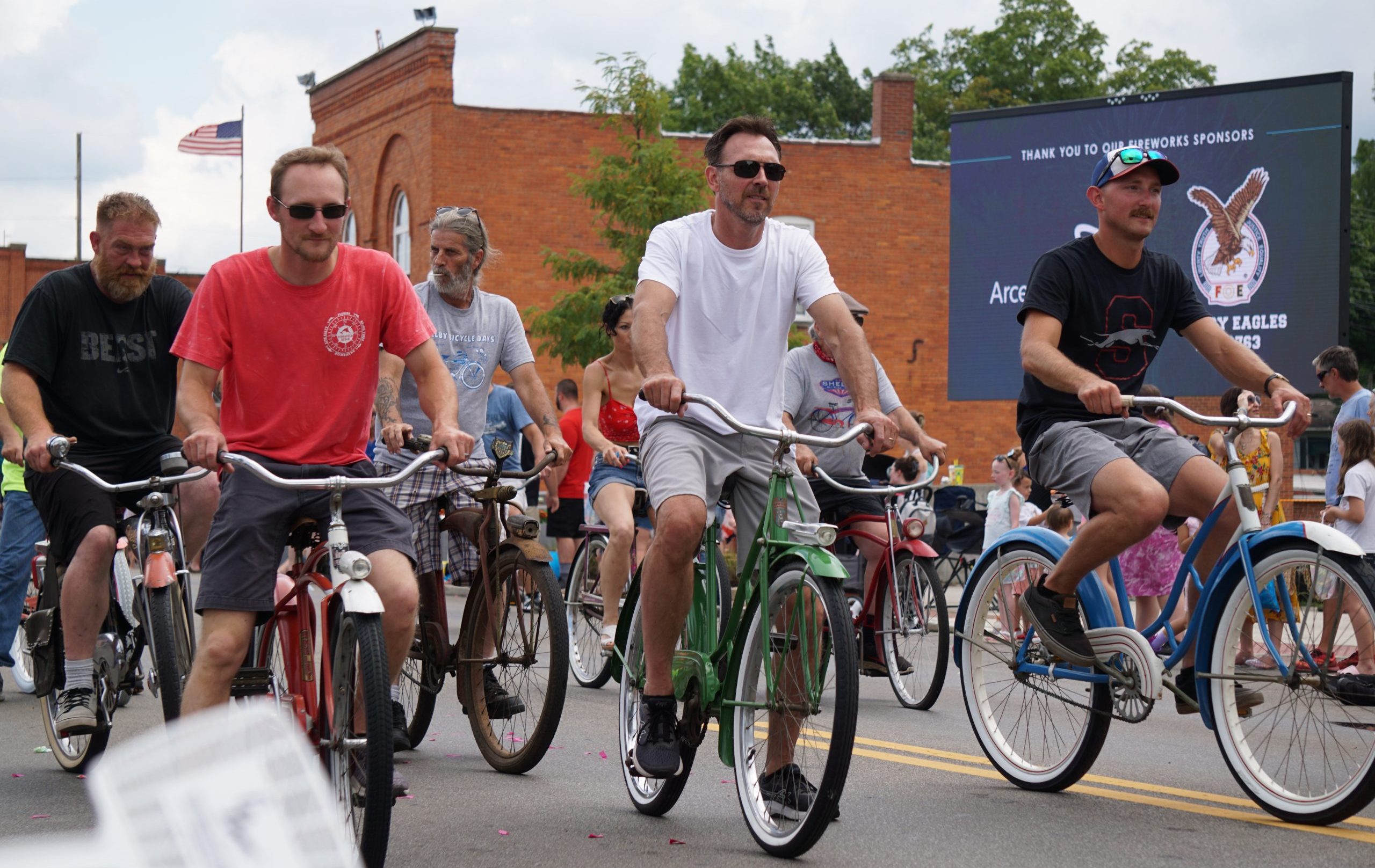 Red, white, blue  and bicycles: Shelby preps for annual