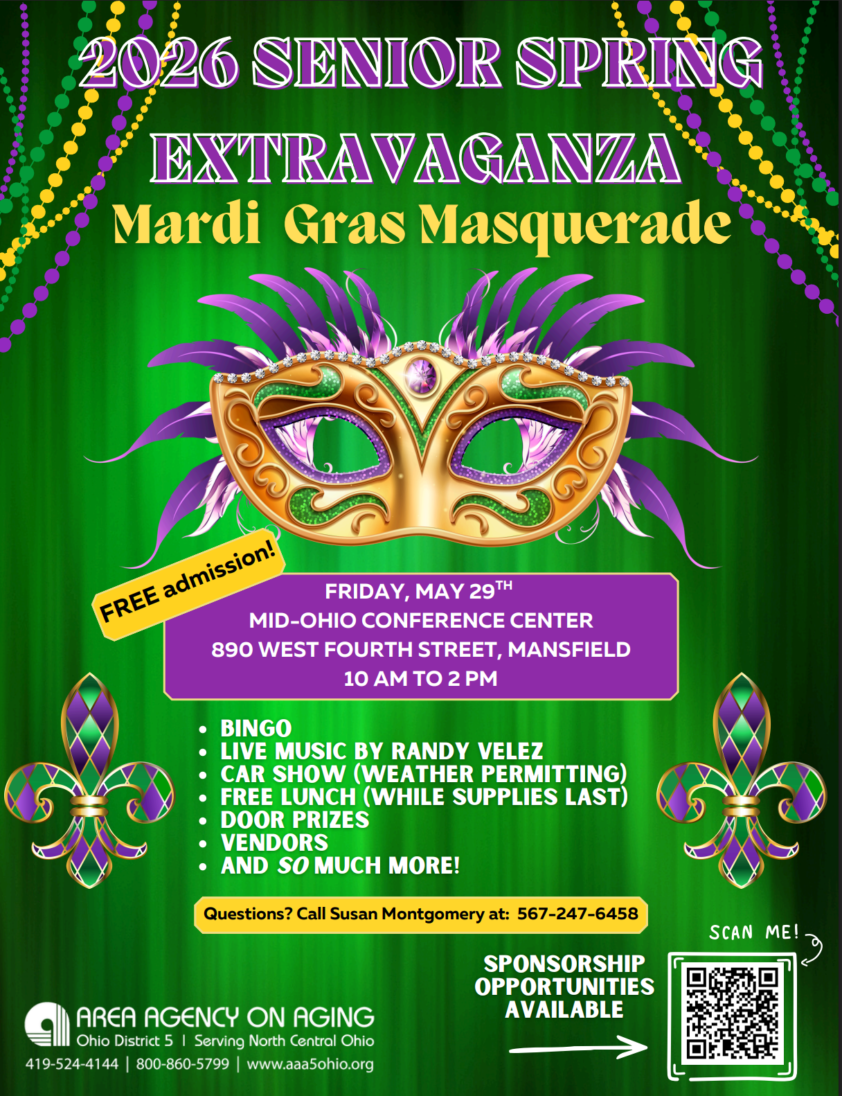 Senior Spring Extravaganza planned in May for Older Americans Month