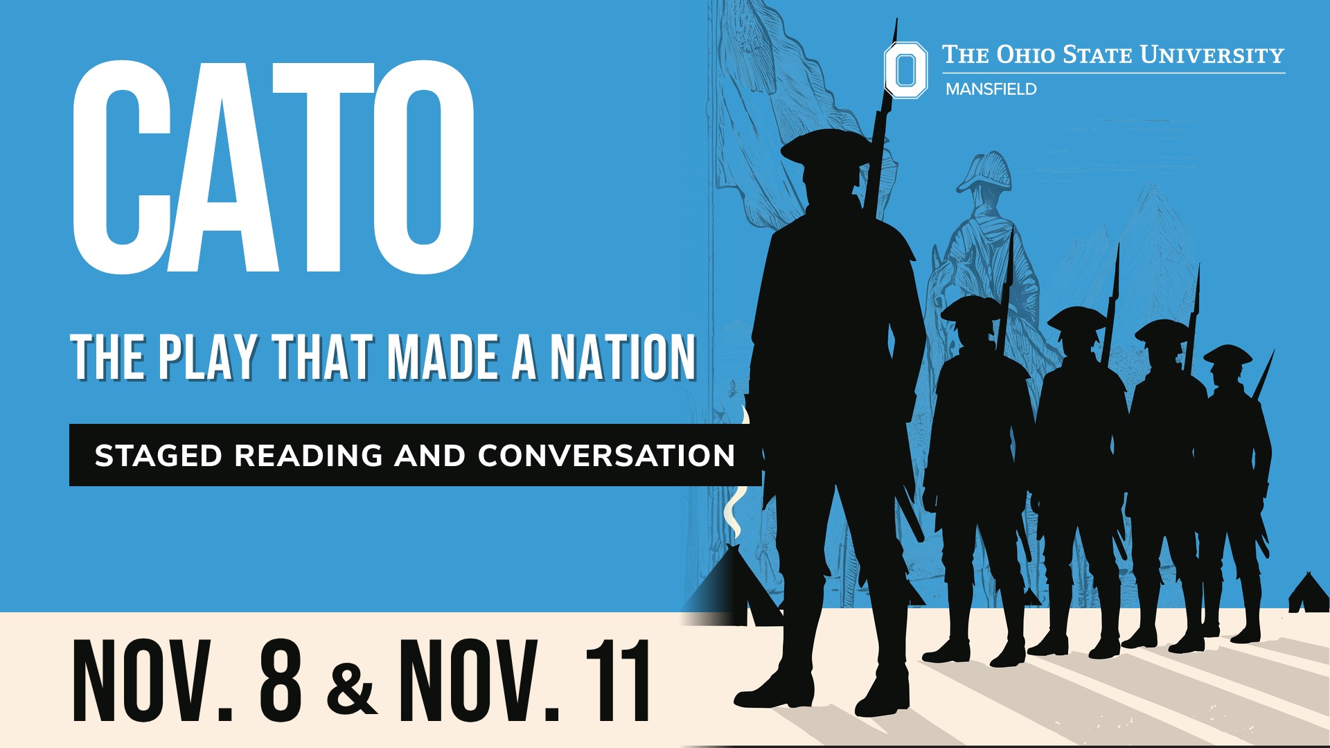 The play Washington chose: Ohio State Mansfield marks Veterans Day with historic reading of CATO