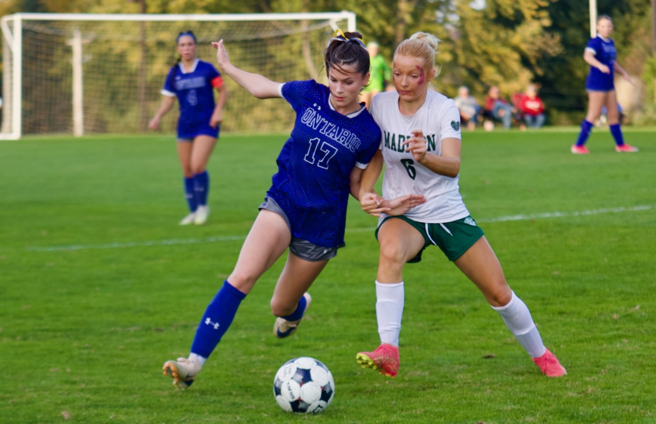 Madison shocks top-seeded Ontario in girls district soccer semifinals